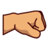 Right-facing Fist: Medium Skin Tone Emoji Copy Paste ― 🤜🏽 - emojidex