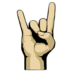 Sign Of The Horns: Medium-light Skin Tone Emoji Copy Paste ― 🤘🏼 - emojidex