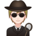 Detective: Light Skin Tone Emoji Copy Paste ― 🕵🏻 - emojidex