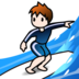 Person Surfing: Light Skin Tone Emoji Copy Paste ― 🏄🏻 - emojidex