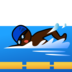 Person Swimming: Dark Skin Tone Emoji Copy Paste ― 🏊🏿 - emojidex