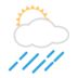 Sun Behind Rain Cloud Emoji Copy Paste ― 🌦️ - emojidex