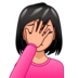 Woman Facepalming: Medium-light Skin Tone Emoji Copy Paste ― 🤦🏼‍♀ - emojidex