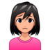 Woman Frowning: Medium-light Skin Tone Emoji Copy Paste ― 🙍🏼‍♀ - emojidex