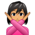 Woman Gesturing NO: Medium Skin Tone Emoji Copy Paste ― 🙅🏽‍♀ - emojidex