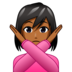 Woman Gesturing NO: Medium-dark Skin Tone Emoji Copy Paste ― 🙅🏾‍♀ - emojidex