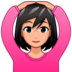 Woman Gesturing OK: Medium-light Skin Tone Emoji Copy Paste ― 🙆🏼‍♀ - emojidex