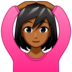Woman Gesturing OK: Medium-dark Skin Tone Emoji Copy Paste ― 🙆🏾‍♀ - emojidex