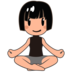 Woman In Lotus Position: Medium-light Skin Tone Emoji Copy Paste ― 🧘🏼‍♀ - emojidex
