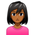 Woman Pouting: Medium-dark Skin Tone Emoji Copy Paste ― 🙎🏾‍♀ - emojidex