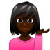 Woman Tipping Hand: Dark Skin Tone Emoji Copy Paste ― 💁🏿‍♀ - emojidex