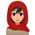 Woman With Headscarf: Medium-light Skin Tone Emoji Copy Paste ― 🧕🏼 - emojidex