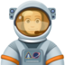 Astronaut: Light Skin Tone Emoji Copy Paste ― 🧑🏻‍🚀 - facebook