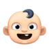 Baby: Light Skin Tone Emoji Copy Paste ― 👶🏻 - facebook