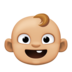 Baby: Medium-light Skin Tone Emoji Copy Paste ― 👶🏼 - facebook