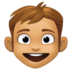 Boy: Medium Skin Tone Emoji Copy Paste ― 👦🏽 - facebook