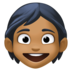 Child: Medium-dark Skin Tone Emoji Copy Paste ― 🧒🏾 - facebook