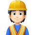 Construction Worker: Light Skin Tone Emoji Copy Paste ― 👷🏻 - facebook