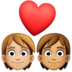 Couple With Heart: Person, Person, Medium-light Skin Tone, Medium Skin Tone Emoji Copy Paste ― 🧑🏼‍❤️‍🧑🏽 - facebook