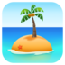 Desert Island Emoji Copy Paste ― 🏝️ - facebook