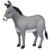 Donkey Emoji Copy Paste ― 🫏 - facebook