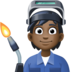 Factory Worker: Dark Skin Tone Emoji Copy Paste ― 🧑🏿‍🏭 - facebook