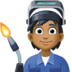 Factory Worker: Medium-dark Skin Tone Emoji Copy Paste ― 🧑🏾‍🏭 - facebook