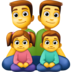 Family: Man, Man, Girl, Boy Emoji Copy Paste ― 👨‍👨‍👧‍👦 - facebook