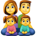 Family: Man, Woman, Girl, Boy Emoji Copy Paste ― 👨‍👩‍👧‍👦 - facebook