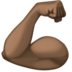 Flexed Biceps: Dark Skin Tone Emoji Copy Paste ― 💪🏿 - facebook