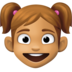 Girl: Medium Skin Tone Emoji Copy Paste ― 👧🏽 - facebook