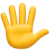 Hand With Fingers Splayed Emoji Copy Paste ― 🖐️ - facebook