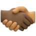 Handshake: Dark Skin Tone, Medium Skin Tone Emoji Copy Paste ― 🫱🏿‍🫲🏽 - facebook