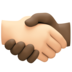 Handshake: Light Skin Tone, Dark Skin Tone Emoji Copy Paste ― 🫱🏻‍🫲🏿 - facebook