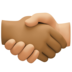 Handshake: Medium-dark Skin Tone, Medium-light Skin Tone Emoji Copy Paste ― 🫱🏾‍🫲🏼 - facebook