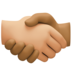 Handshake: Medium-light Skin Tone, Medium-dark Skin Tone Emoji Copy Paste ― 🫱🏼‍🫲🏾 - facebook