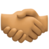 Handshake: Medium Skin Tone Emoji Copy Paste ― 🤝🏽 - facebook