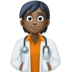 Health Worker: Dark Skin Tone Emoji Copy Paste ― 🧑🏿‍⚕ - facebook