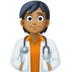 Health Worker: Medium-dark Skin Tone Emoji Copy Paste ― 🧑🏾‍⚕ - facebook