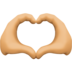 Heart Hands: Medium Skin Tone Emoji Copy Paste ― 🫶🏽 - facebook