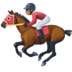 Horse Racing: Medium-dark Skin Tone Emoji Copy Paste ― 🏇🏾 - facebook