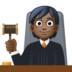 Judge: Dark Skin Tone Emoji Copy Paste ― 🧑🏿‍⚖ - facebook