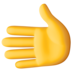 Leftwards Hand Emoji Copy Paste ― 🫲 - facebook
