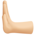 Leftwards Pushing Hand: Medium-light Skin Tone Emoji Copy Paste ― 🫷🏼 - facebook