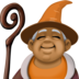 Mage: Medium-dark Skin Tone Emoji Copy Paste ― 🧙🏾 - facebook