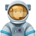 Man Astronaut: Medium-light Skin Tone Emoji Copy Paste ― 👨🏼‍🚀 - facebook