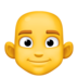 Man: Bald Emoji Copy Paste ― 👨‍🦲 - facebook
