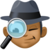 Man Detective: Medium-dark Skin Tone Emoji Copy Paste ― 🕵🏾‍♂ - facebook