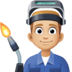 Man Factory Worker: Medium-light Skin Tone Emoji Copy Paste ― 👨🏼‍🏭 - facebook