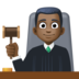 Man Judge: Dark Skin Tone Emoji Copy Paste ― 👨🏿‍⚖ - facebook